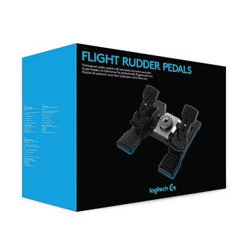 پدال بازی Logitech Flight Rudder Pedals