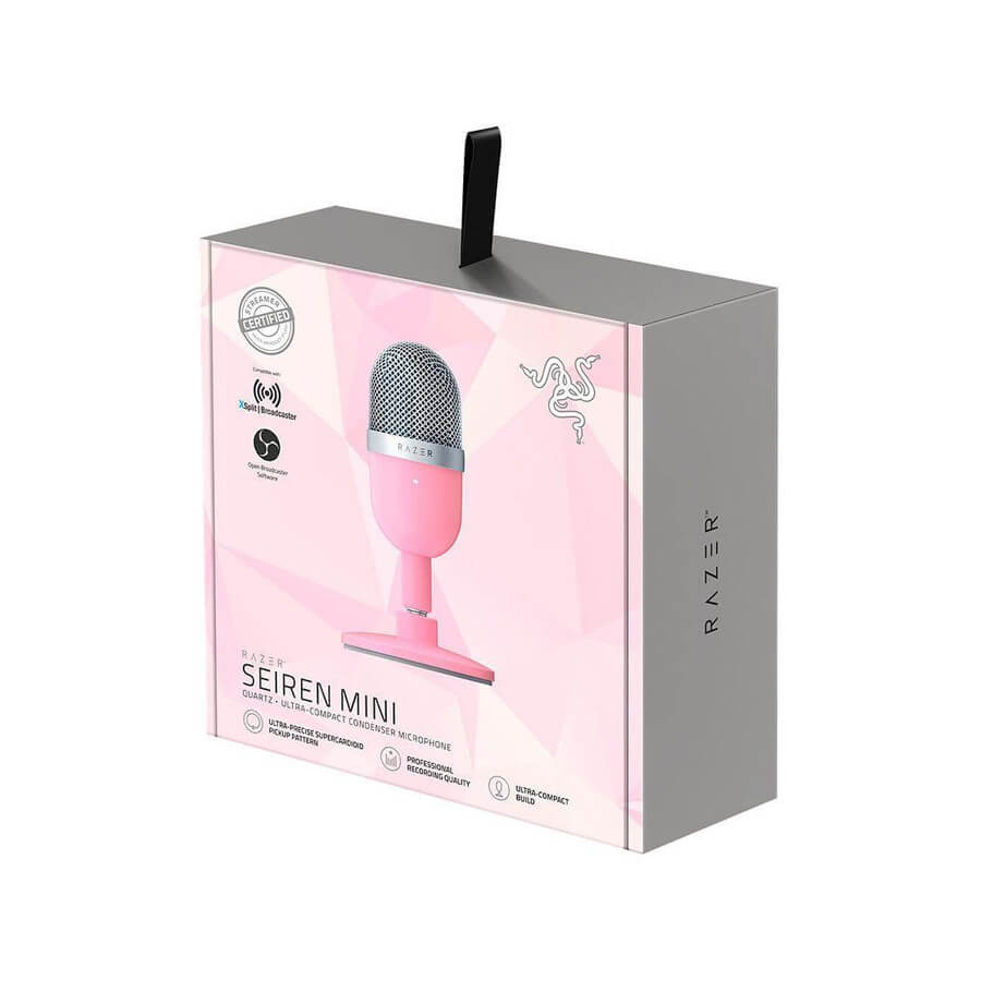 میکروفون گیمینگ Razer Seiren Mini Quartz Pink
